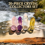 Juego de coleccionistas de cristal de 20 piezas