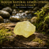 Rough Natural Lemon Citrine