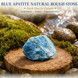 Blue Apatite Natural Rough Stone