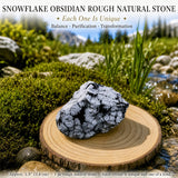 Snowflake Obsidian Rough Natural Stone