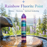 Rainbow Fluorite Point