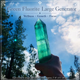 Veliki generator zelenega fluorita
