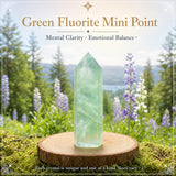 Green Fluorite Mini Crystal Point