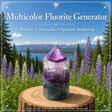 Multicolor Fluorite Generator (Short & Thick)
