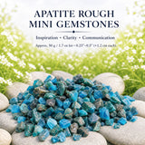 Apatite Rough Mini Gemstones  (50 Gram / 1.7oz Lot)