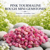 Pink Tourmaline Rough Mini Gemstones (50 Gram / 1.7oz Lot)