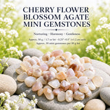 Cherry Flower Blossom Agate Mini Gemstones (50 Gram / 1.7oz. Lot)