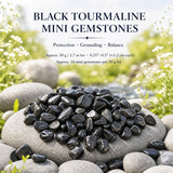 Black Tourmaline Mini Gemstones (50 Gram / 1.7oz. Lot)