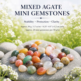 Mixed Agate Mini Gemstones (50 Gram / 1.7oz. Lot)