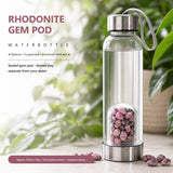 Rhodonite Gem Pod Water Bottle 💧