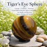 Tiger's Eye Sphere - Medium