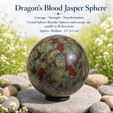 Dragon's Blood Jasper Sphere - Medium