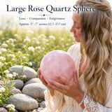 Large Rose Quartz Sphere