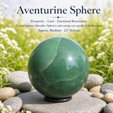 Aventurine Sphere - Medium