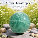 Green Fluorite Sphere - Medium