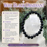 Orkuvörn 3-PC Crystal Mala armbandasett