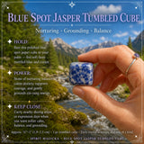 Blue Spot Jasper Tumbled Cube