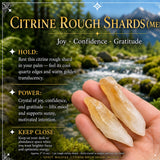 Citrine Rough Shards (Medium)