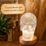 Crystal Mood Light (Quartz Skull Large)