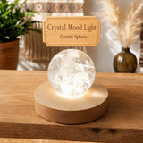 Crystal Mood Light (Quartz Sphere-Medium)