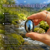 Hematite Tumbled Ellipse