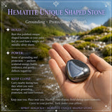 Hematite Tumbled Unique Shaped Stone