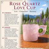 Rosenquarz Liebesbecher