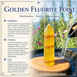 Golden Fluorite Point