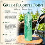 Green Fluorite Point