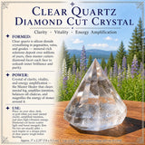 Clear Quartz Diamond Cut Crystal
