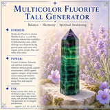 Multicolor Fluorite Tall Generator