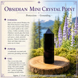 Obsidian Mini Crystal Point