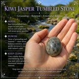 Kiwi Jasper Tumbled Stone