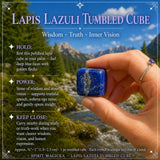 Lapis Lazuli Tumbled Cube