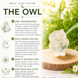 Crystal Animal Spirit Totems: Clear Quartz Owl