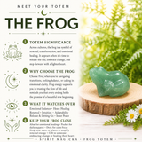 Crystal Animal Spirit Totems: Green Quartz Frog
