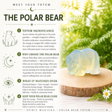 Crystal Animal Spirit Totems: Opalite Polar Bear