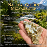 Natural Golden Mica Cluster