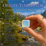 Opalite Tumbled Cube