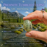 Prehnite Tumbled Ellipse