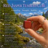 Red Jasper Tumbled Cube