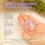 Rose Chalcedony Tumbled Stone