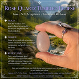 Rose Quartz Tumbled Ellipse