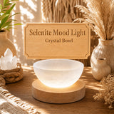 SAVE 60% TODAY Selenite Crystal Bowl Mood Light