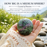 Ruby in Zoisite Sphere - Medium