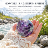 Multicolor Fluorite Sphere - Medium