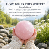 Large Rose Quartz Sphere