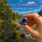 Sodalite Tumbled Cube