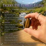 Tiger's Eye Tumbled Ellipse