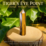 8-teiliges Tigerauge + Citrin-Set